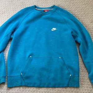 Nike Men's Teal Crewneck Sweater